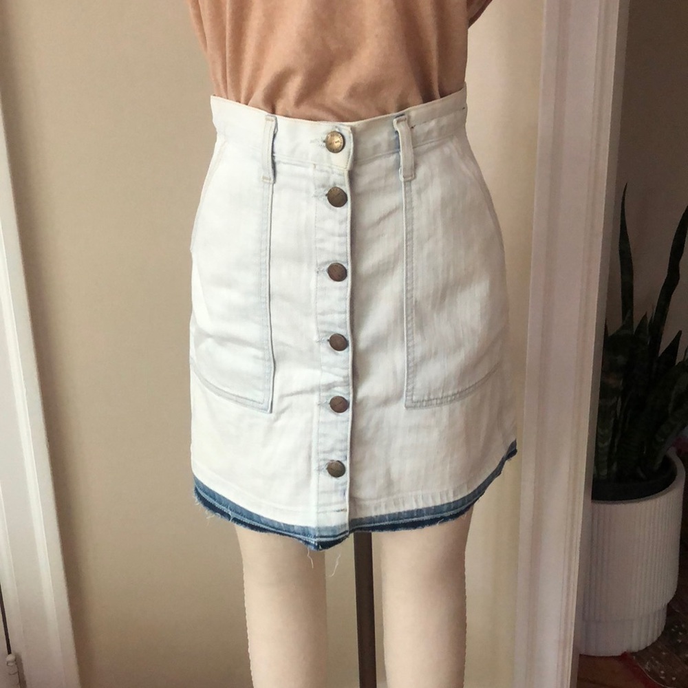 Current Elliott denim skirt sz 26